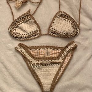 She Made Me Australian Shell Bathing Suit with bag